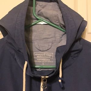 Men's Vineyard Vines Performance Hooded Coat-L